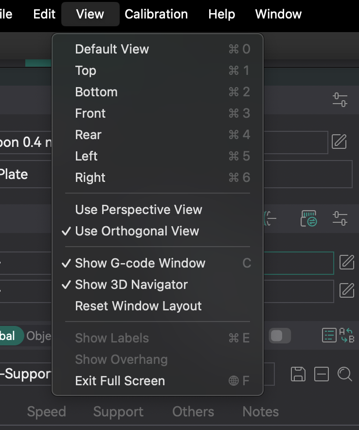 In "View" settings, turn off G-code window