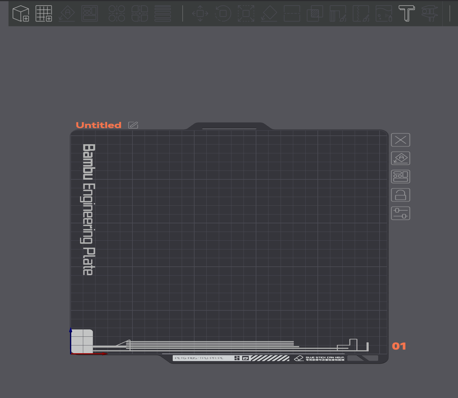 Add items to your print plate