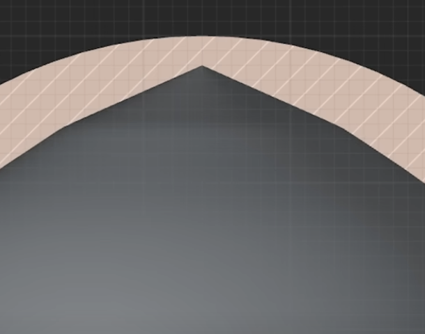 Point design for dome interior