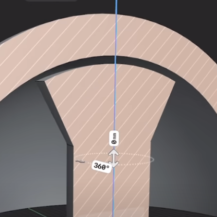 Mushroom shaped custom support