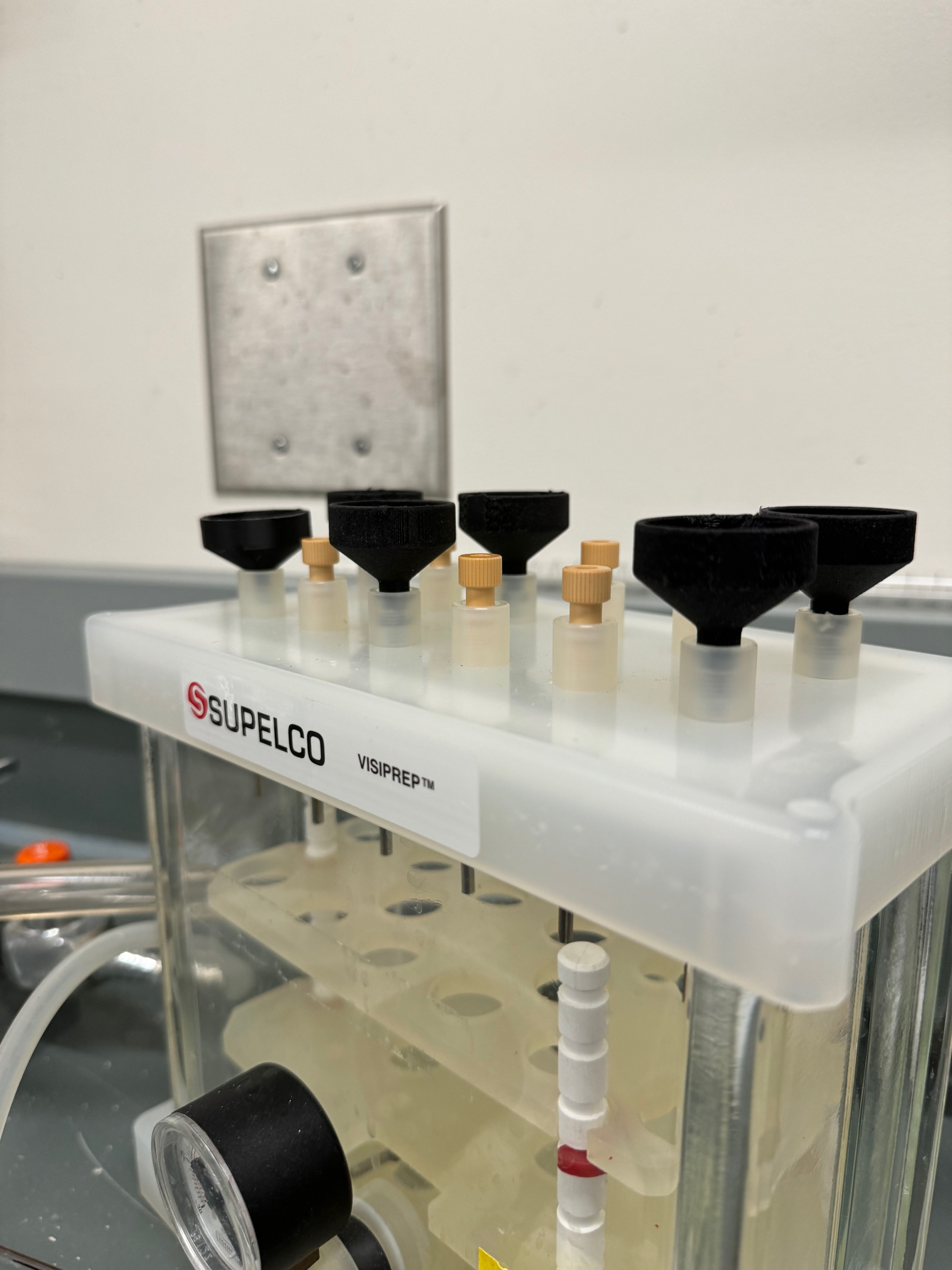 Final models in use on air vacuum setup